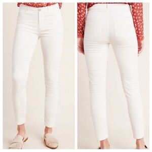 NWOT Paige Hoxton Ankle - Ivory Corduroy 26 NEW